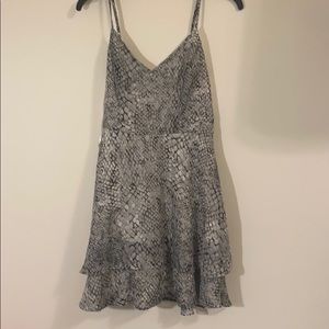 Snake Print Dress